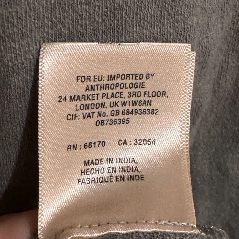 Anthropologie Vanessa Virginia Feather-Cloaked Top Olive Shirt size M/L - Image 5