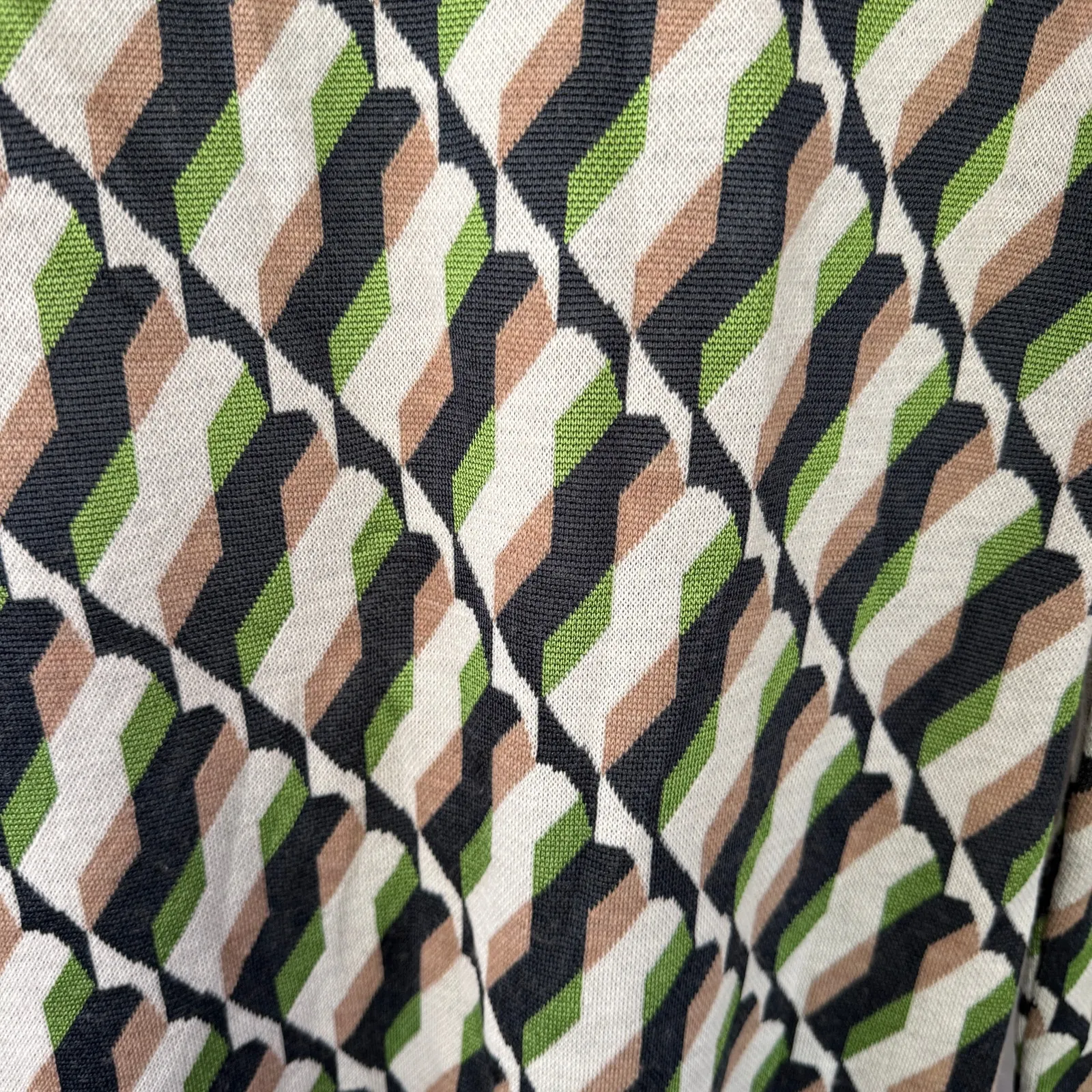 St.‎ John Peridot Geometric Dress Green Multicolor Size Large NWOT - Image 6