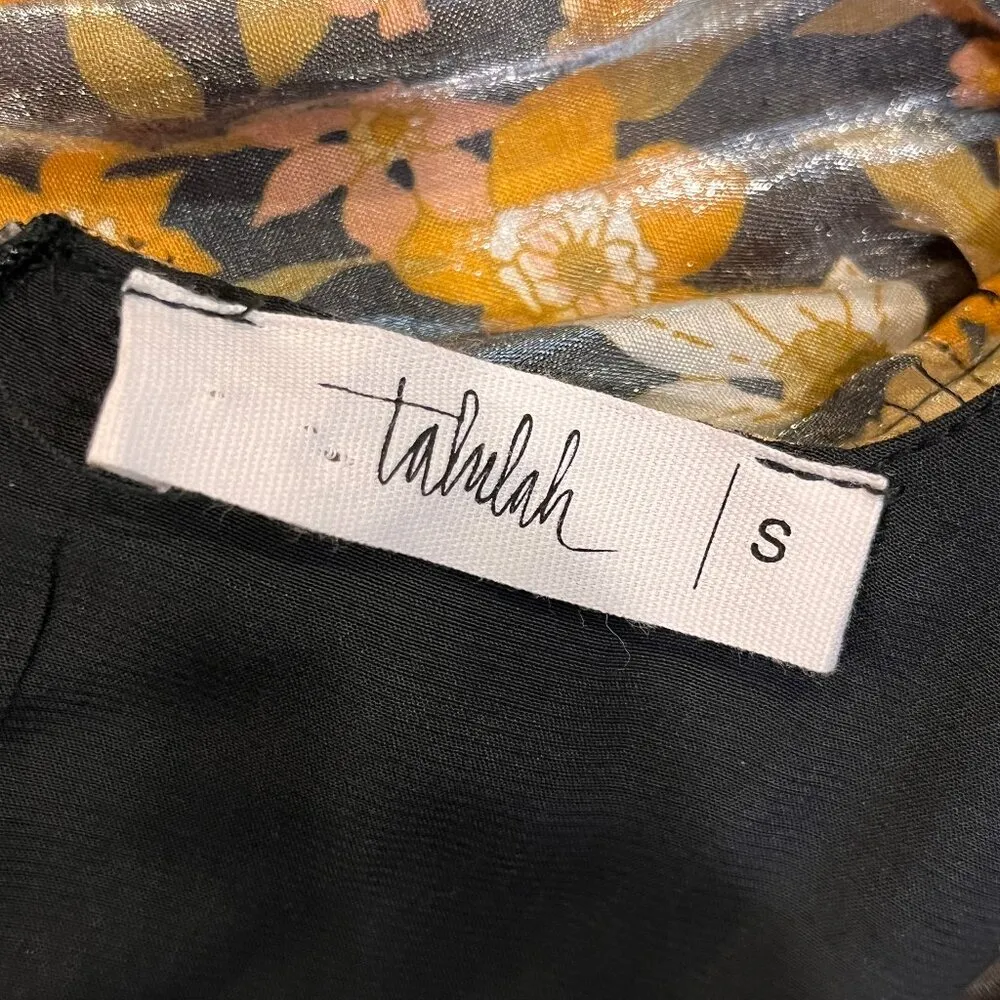 Talulah Floral S Babydoll Dress Silky Boho Style Fairy Core y2k 90’s feminine - Image 12