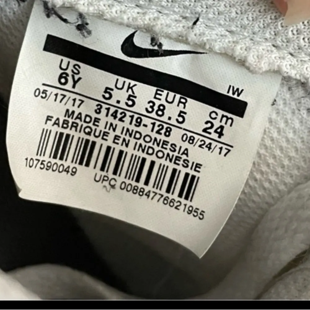 Sneakers Shoes Jordan Air Force 1 Low Leather White Metallic Pewter Silver - Image 12