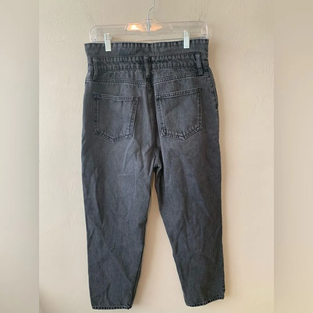 BDG black fold over jeans size 28 - Image 2