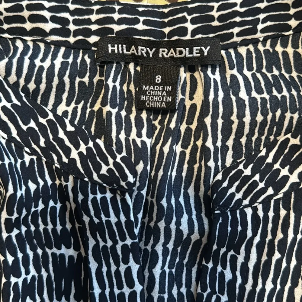 HILARY RADLEY DRAWSTRING WAIST DRESS Sz: 8 - Image 4