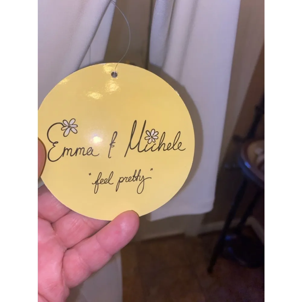 Women's Emma & Michelle White Dress Size S - Image 3