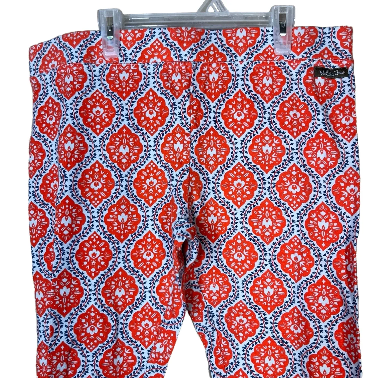 Matilda Jane Red Floral Brilliant Daydream Big‎ Heart Leggings Pants  Large - Image 2