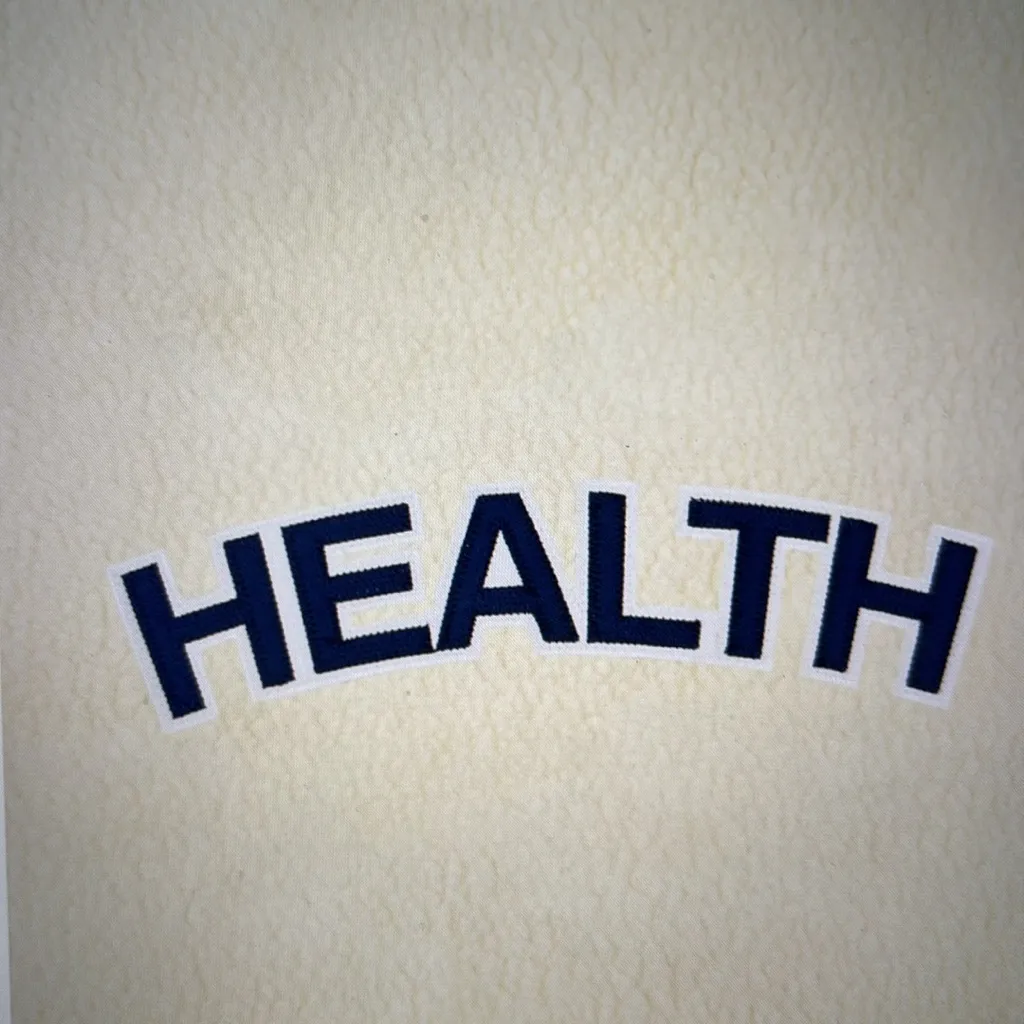 Sporty & Rich Cream Sherpa Fleece Hoodie Size XS - Image 7