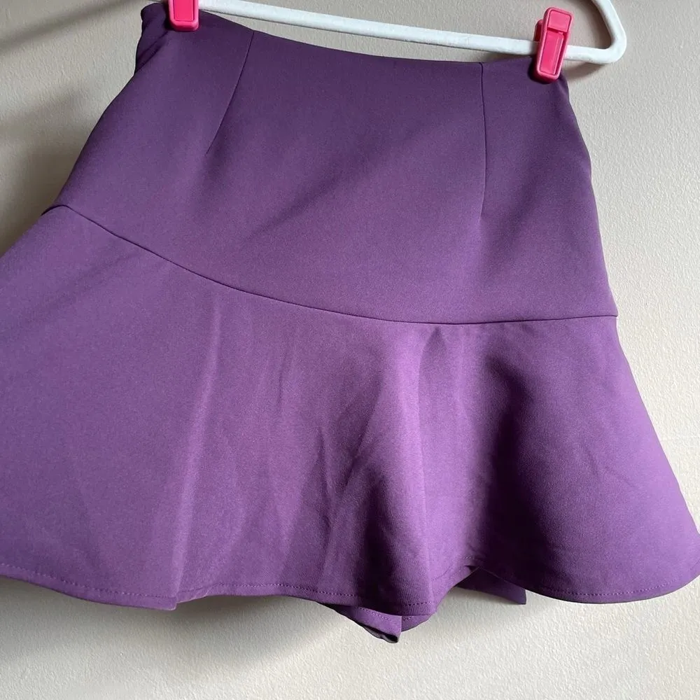 ZARA  purple skort - Image 10
