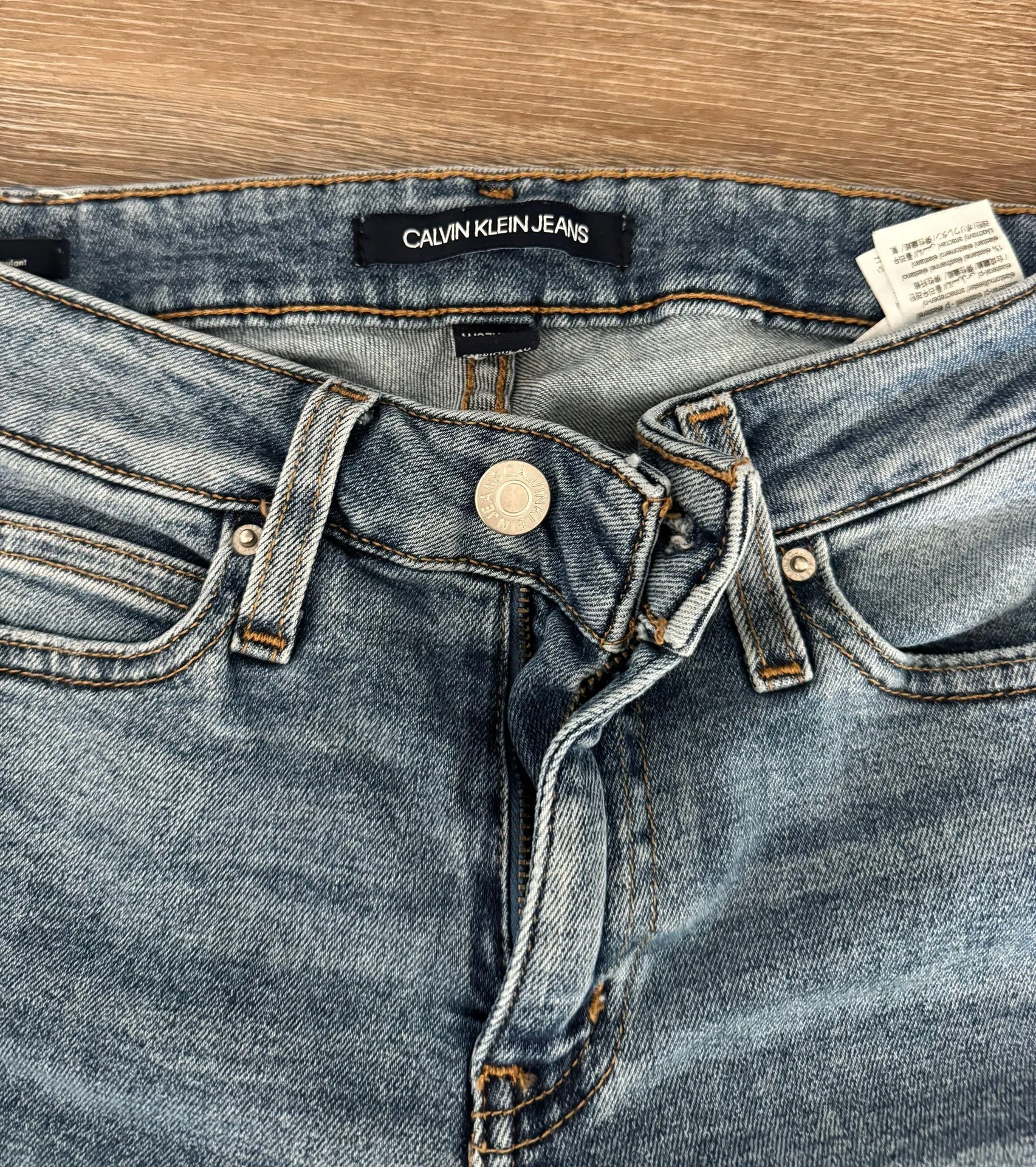 Calvin Klein Blue Light Wash Jeans - Image 3