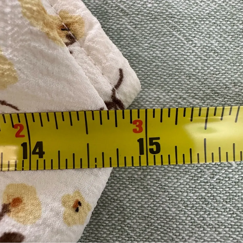 Princess Polly Nellie Mini Dress White Yellow Floral Size 0 - Image 5