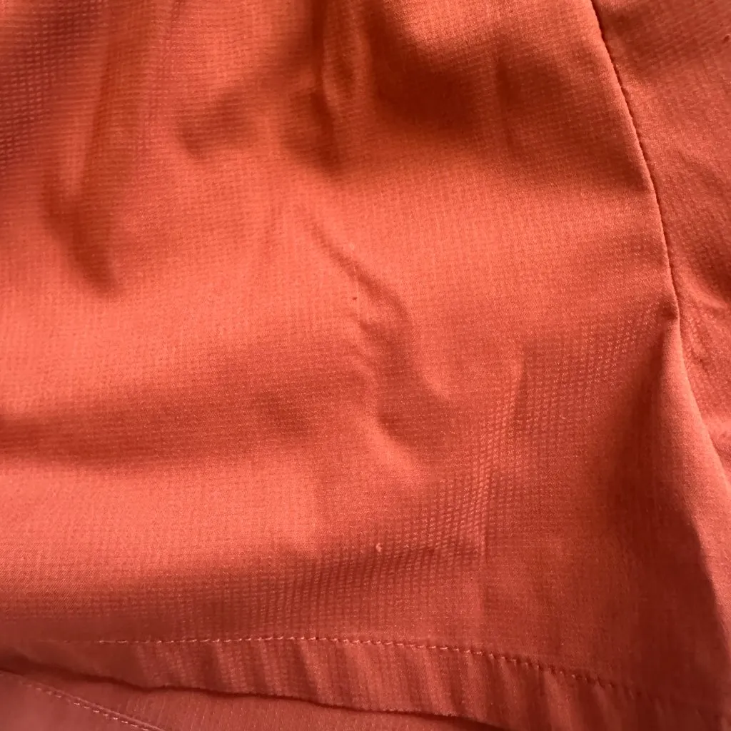 Girlfriend Collective Marble Gazelle Shorts Small Rust Red Brown - Image 6