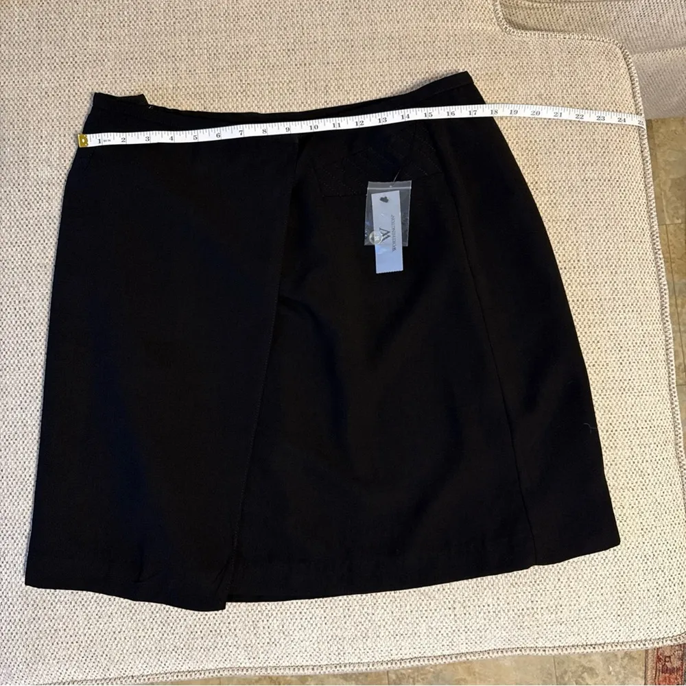 Worthington Women’s Black A-Line Skirt Size 14 NWT $36 - Image 8