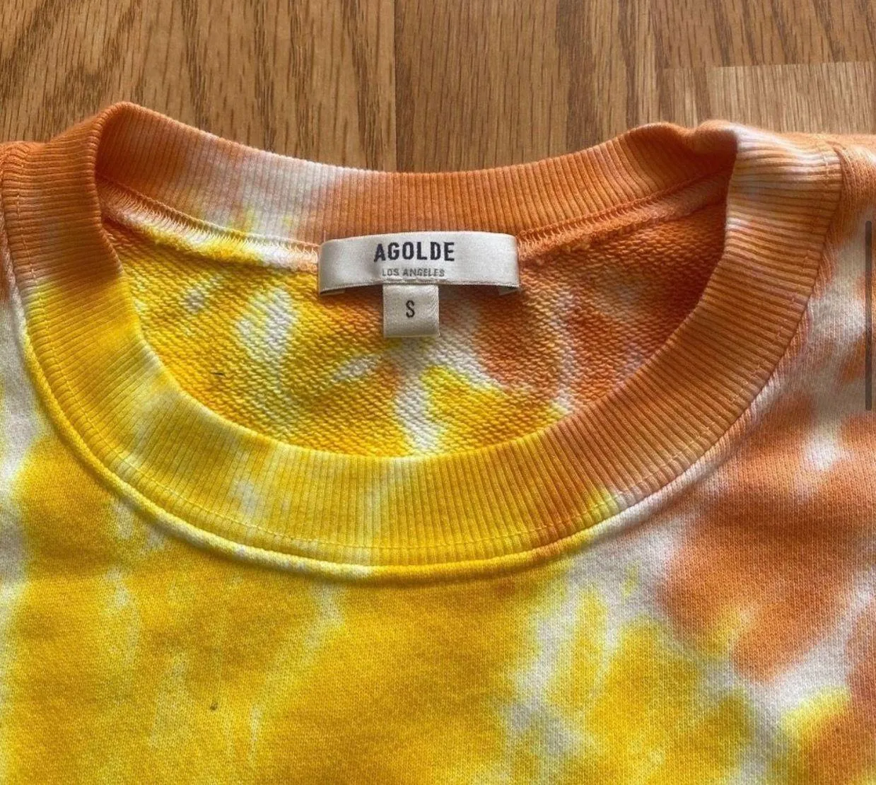 NEW  BALLOON SLEEVE SWEATSHIRT IN SWIRL - SMALL - Image 8