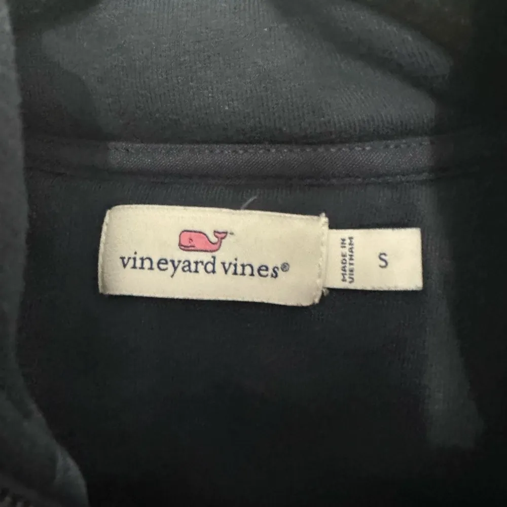 Vineyard Vines Womens Shirt Long Sleeve 1/4 Zip Pullover Navy Blue Small - Image 2