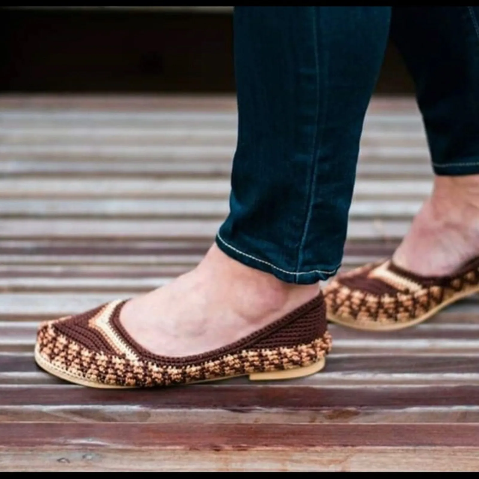 Poppy for Free People crocheted ballet flat NEW - Image 12