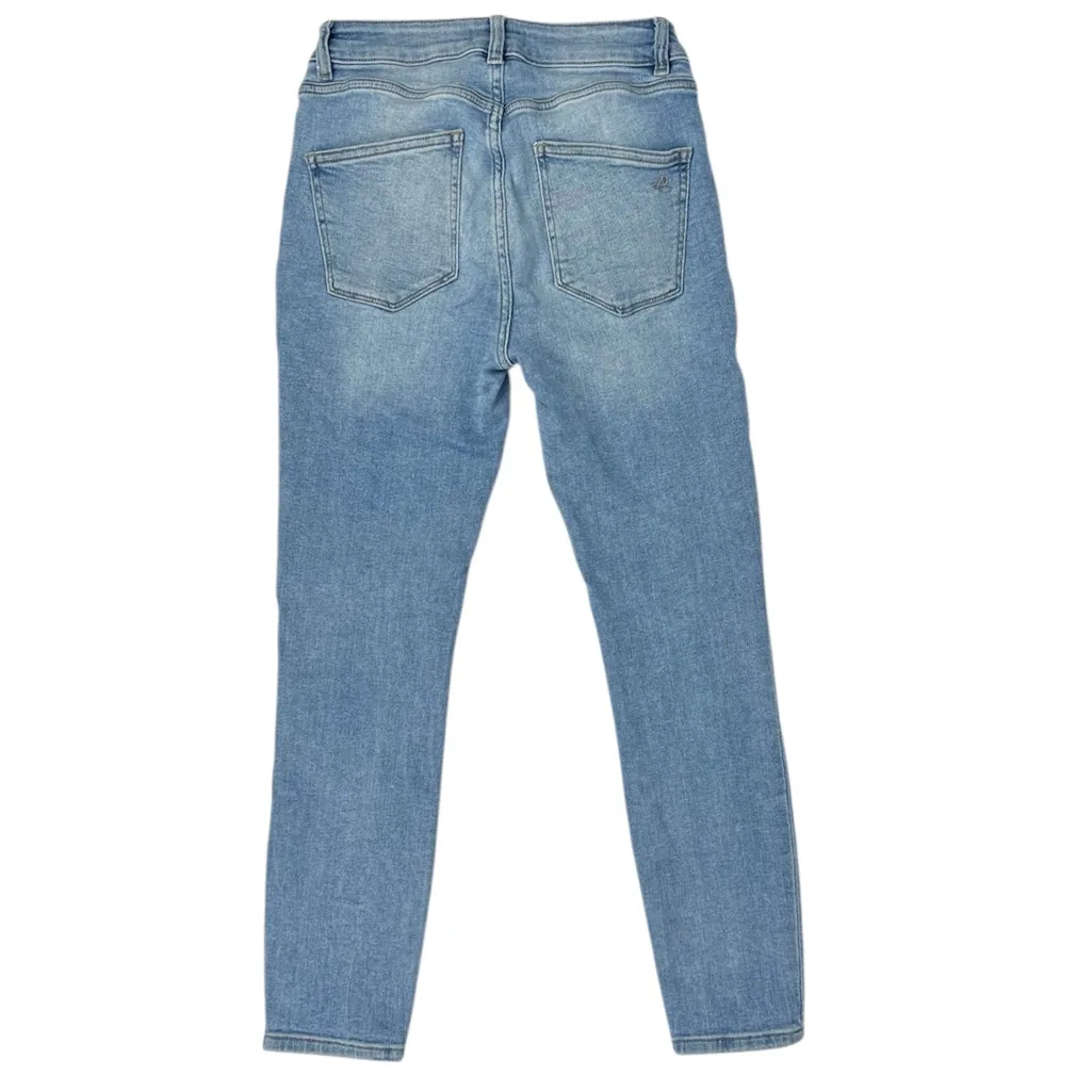 DL1961 Farrow Cropped Jeans High Rise Skinny‎ Sorrento Light Wash Size 27 - Image 2