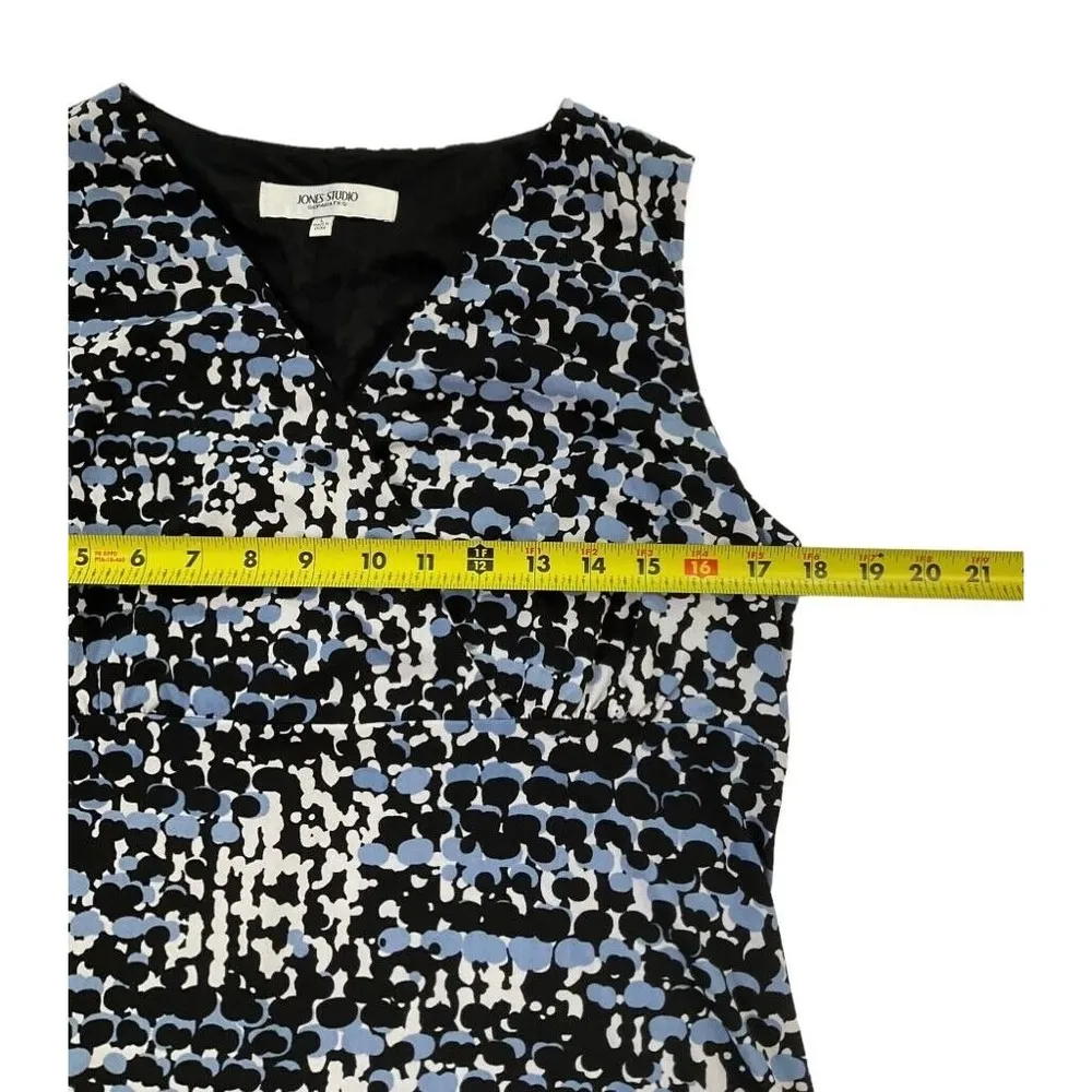 Jones Studio Separates Women Size Large V-Neck Top Shirt Sleeveless 17-309 - Image 5