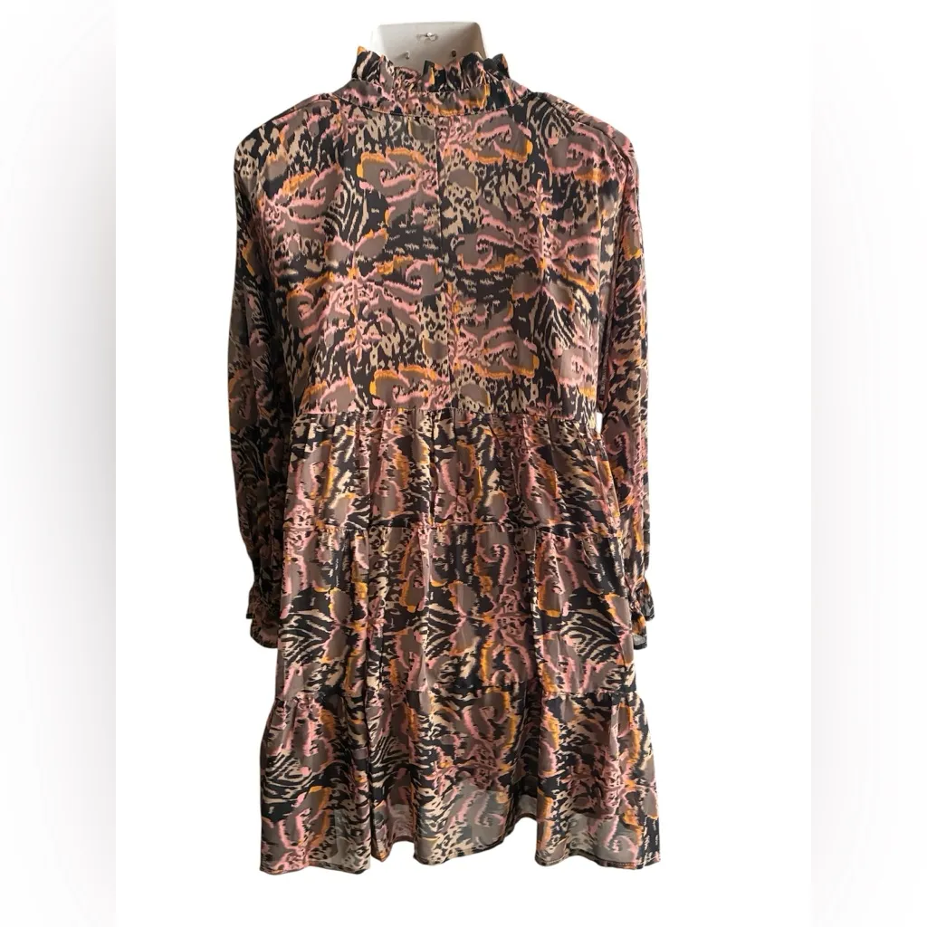 Vici Bohemian Multicolor Multi  Print Mini Dress S - Image 4