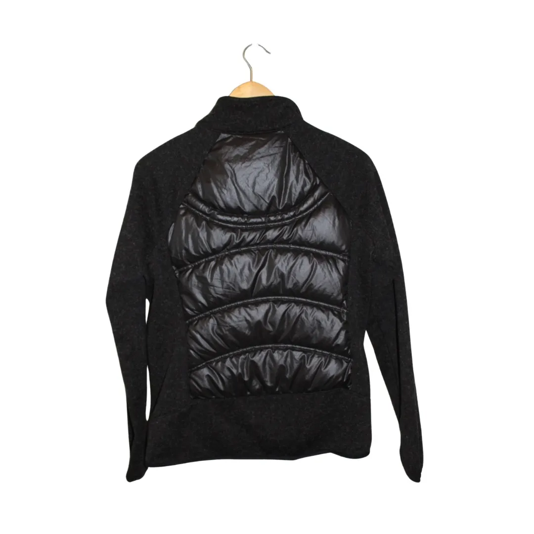 London Fog Women's Size Small Knit Sleeve Down Black Puffer Jacket - Image 2