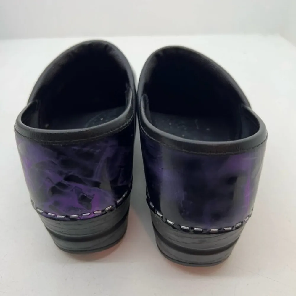 Sanita Piper Purple Swirl Clog professional nursing comfort size 37/ US size 6 - Image 6