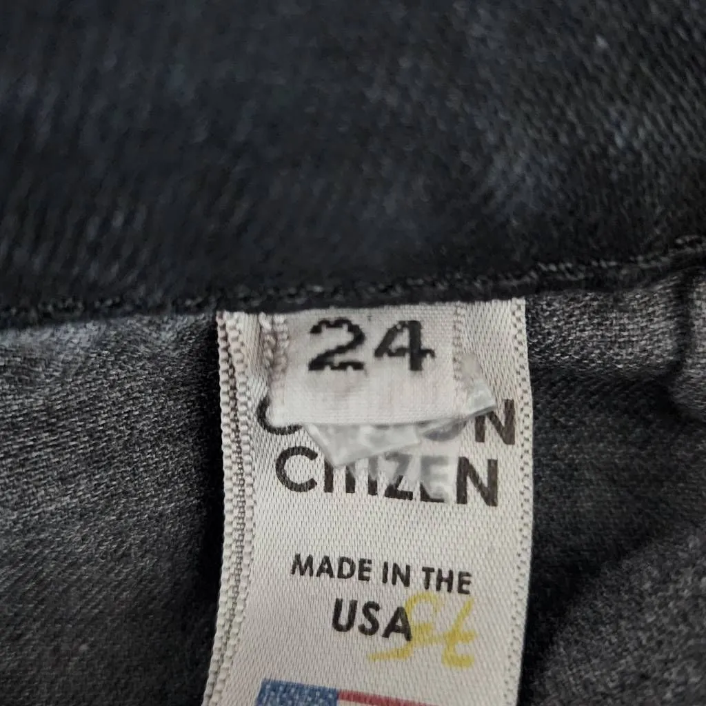 Cotton Citizen Black Cropped Flare Leg Jeans Size 24 Cotton Citizen Flare Jeans - Image 8