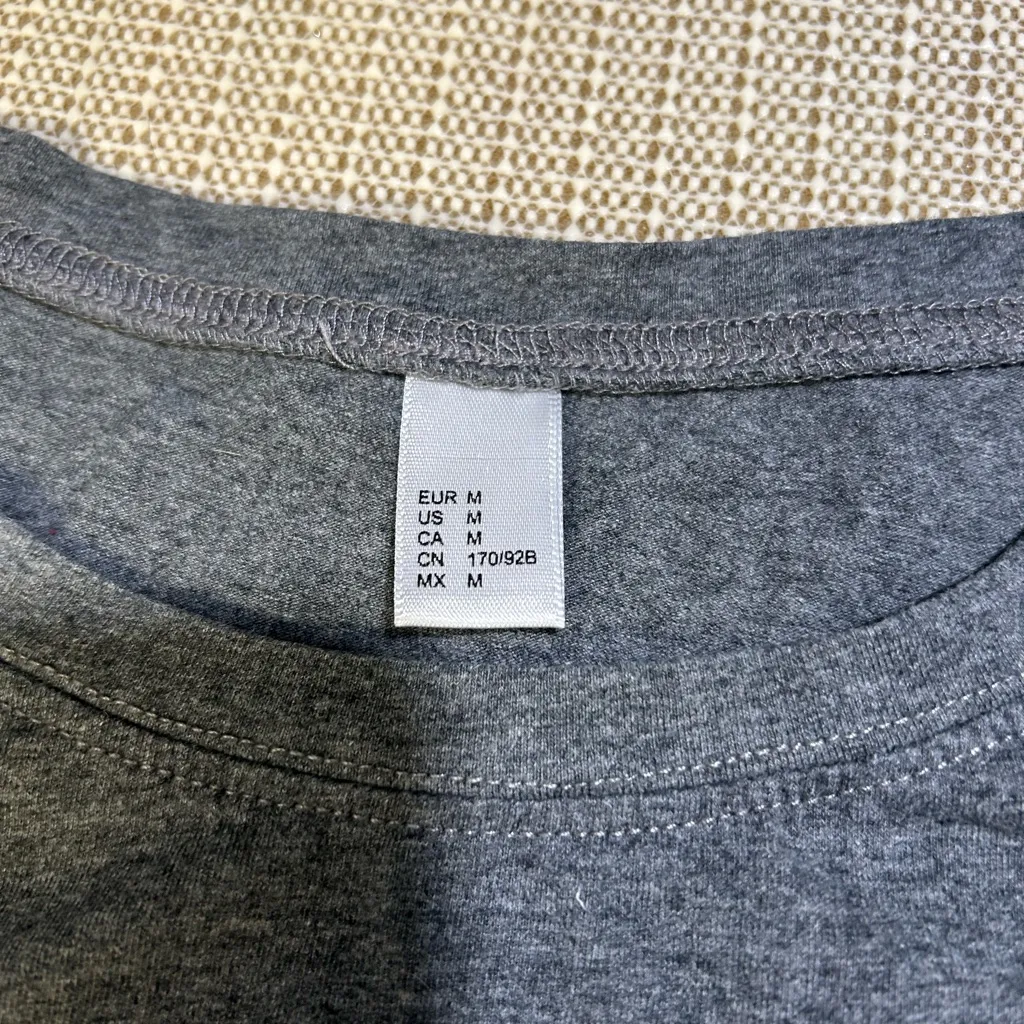 Gray Distressed women’s cropped T - Image 5