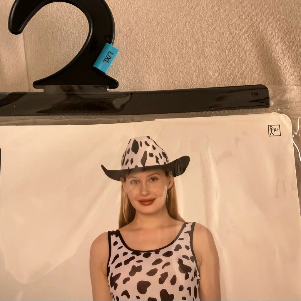 Cow Print Bodysuit Adult Size L/XL Fun and Comfortable Costume - Image 4