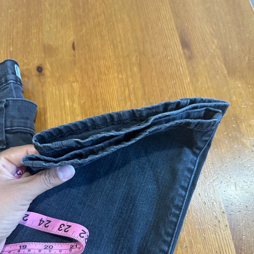 Madewell   Dark Gray Denim Jeans with Brown Patch - Image 12