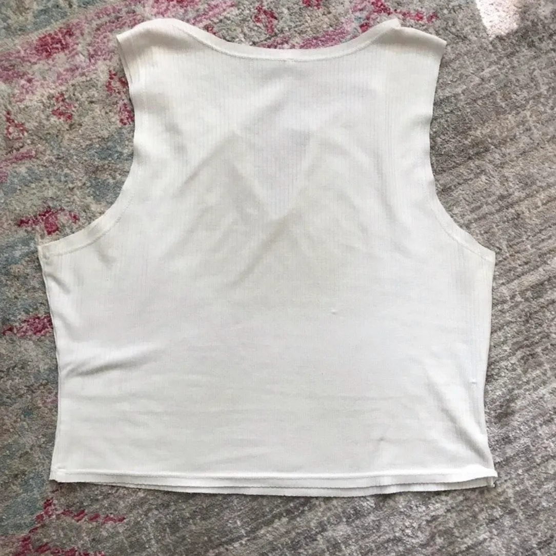 Lulus White Crop Top - Image 5