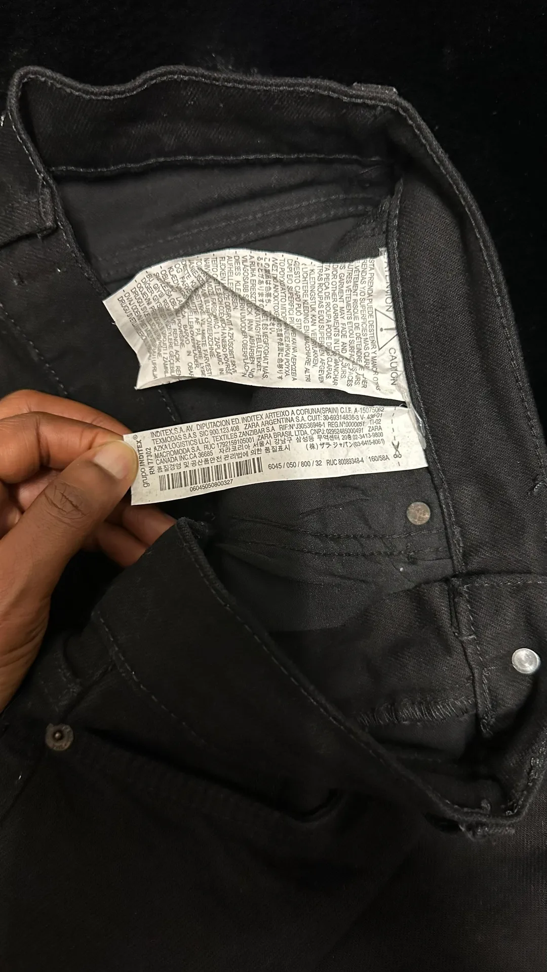 Wide Leg Flare Black Jeans - Image 8