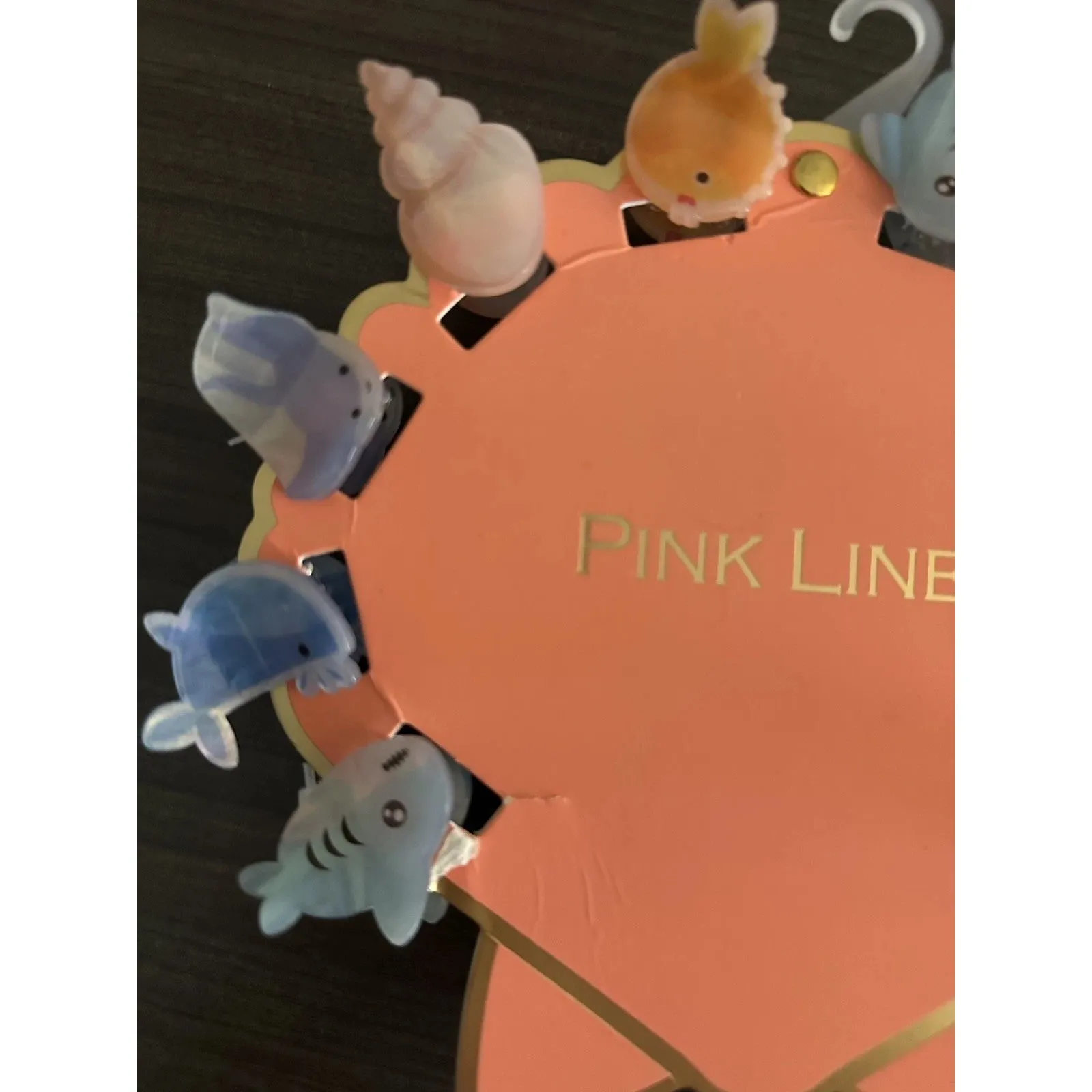 Piper K Hair Claw Clip Sea Life Beach Seashell Shark Fish Dolphin Set - Image 2