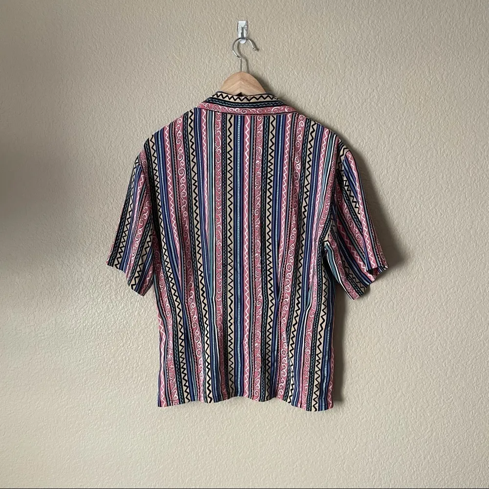 Sunny Leigh S.L.B  Vintage silk button top - Image 2