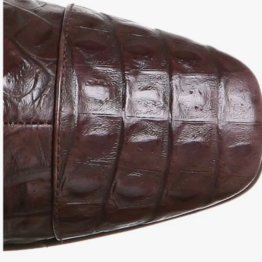 Ecco Elisabeth crocodile embossed tall boots - Image 3