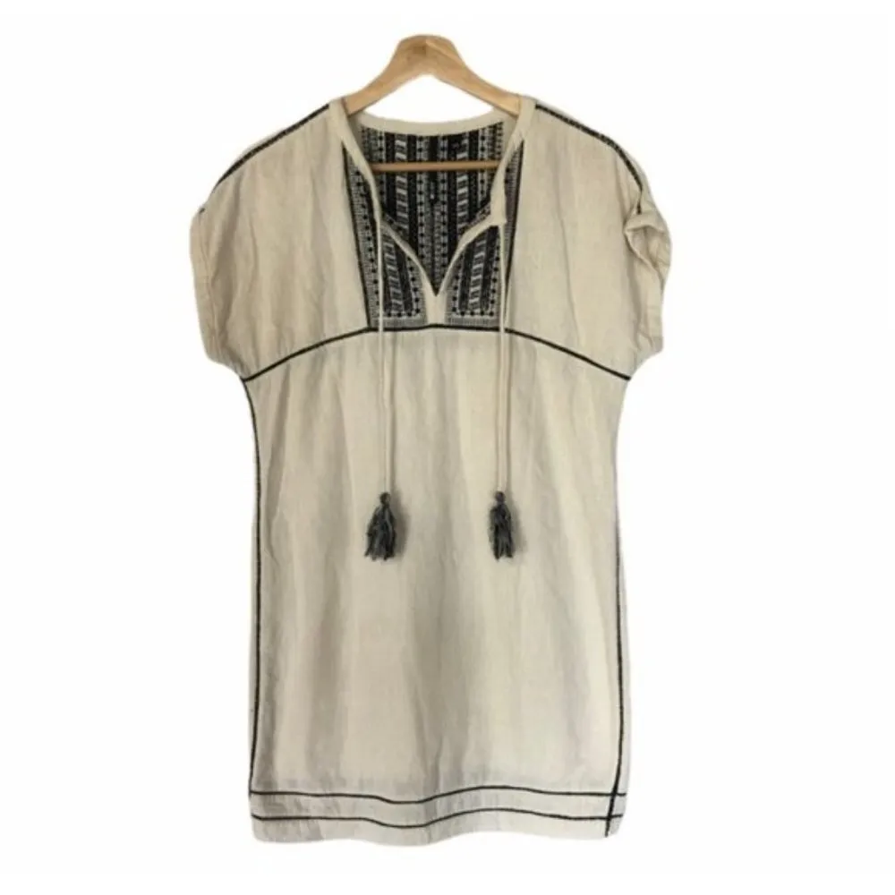 Joe's Jeans White Boho Cover-Up Dress XS - Image 2