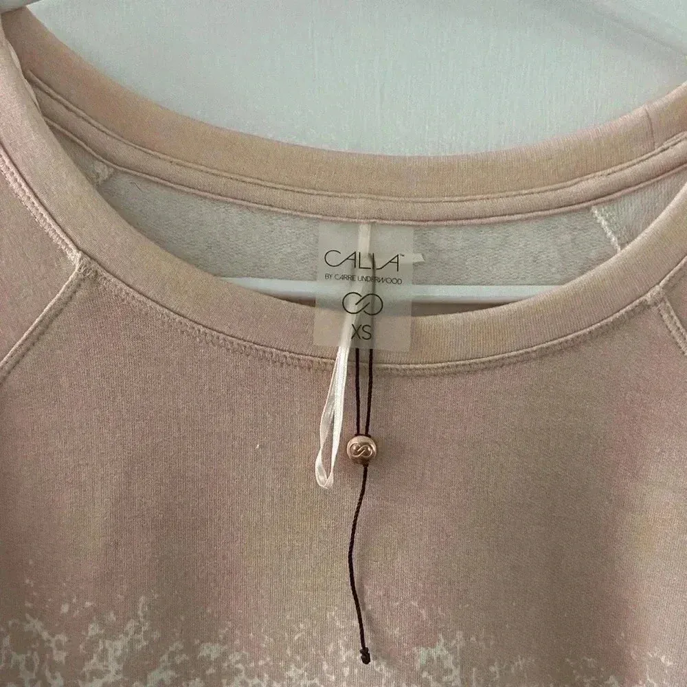 Calia by Carrie Underwood Women Pink Pullover White Size XS - Image 6