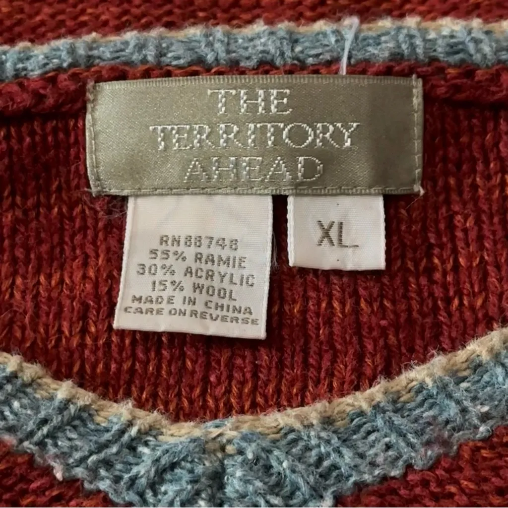 The Territory Ahead Women’s Size XL Southwestern Pullover Long-Sleeve Sweater - Image 4