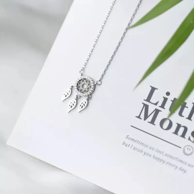 925  Dream Catcher Pendant Necklace - Image 4