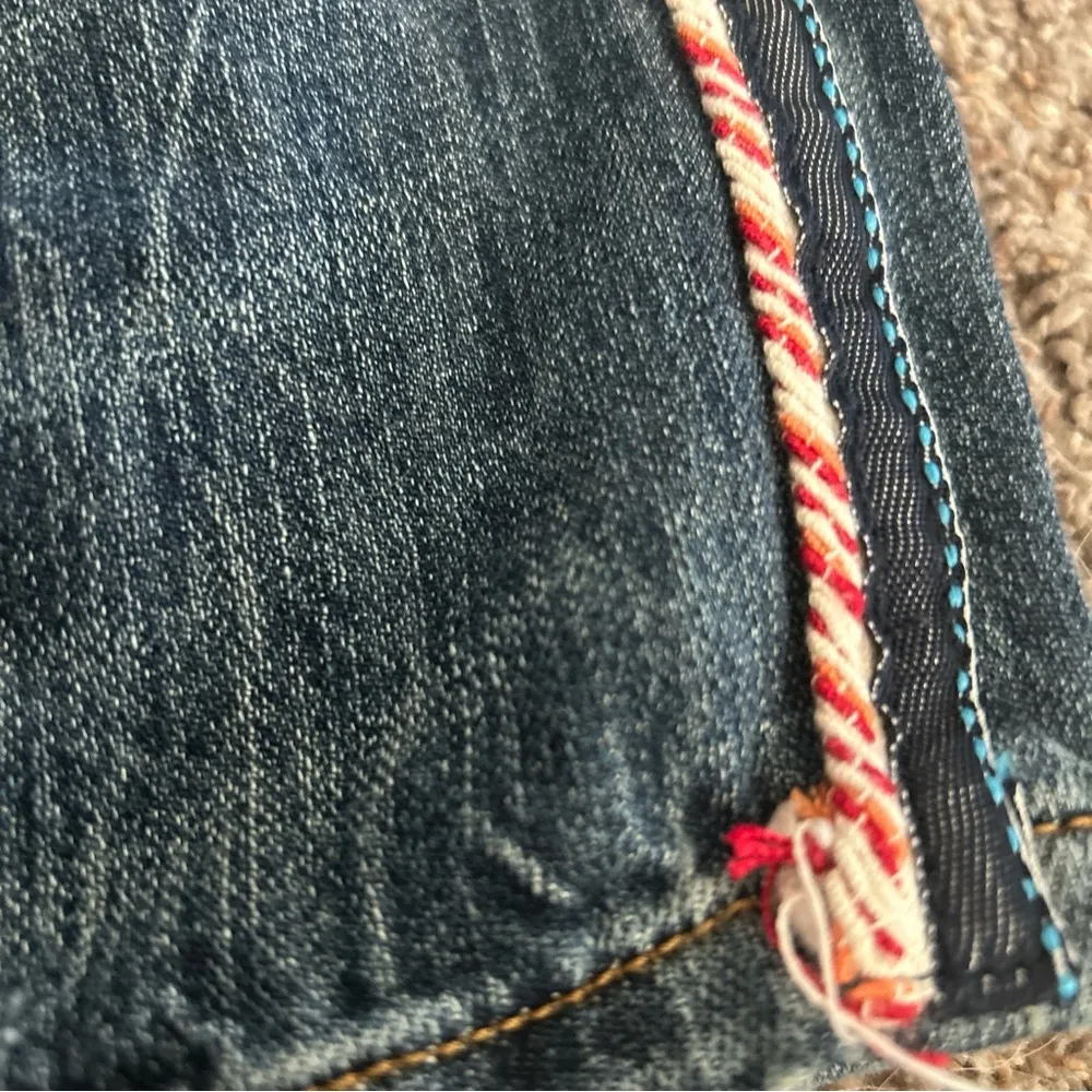 Anthropologie Pilcro Women’s Slim Boyfriend Jeans Side Rope Design Sz 27 - Image 3