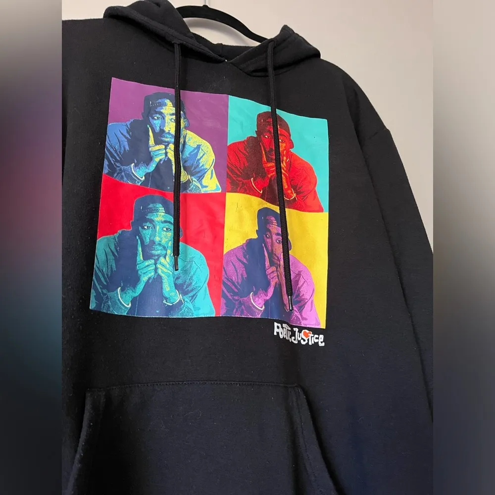 POETIC JUSTICE TUPAC by Chemistry Hoodie Sweatshirt Unisex Adult Size L NWOT - Image 2