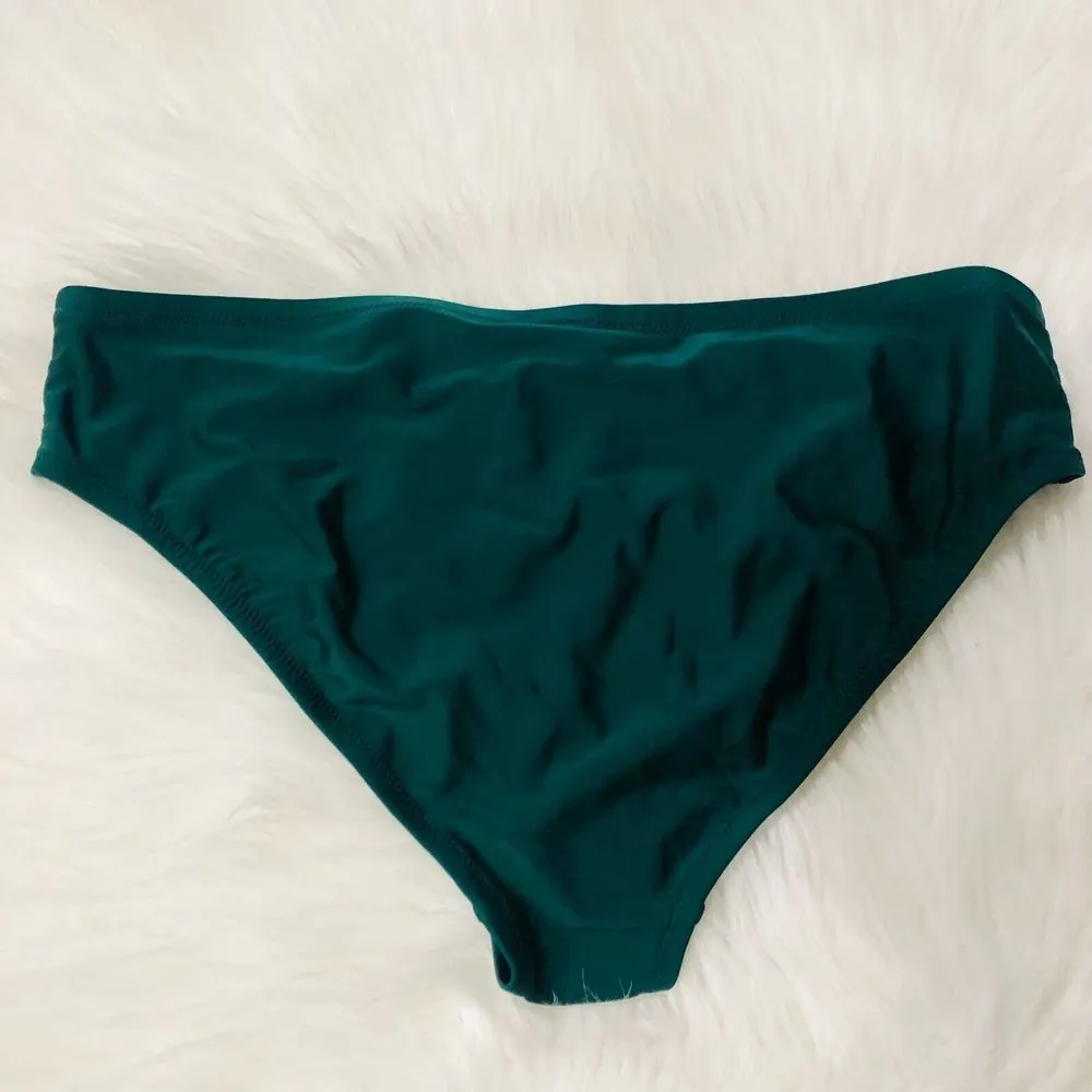 Kona Sol Women's High Coverage Hipster Bikini Bottom Green 16W/18W NWT - Image 6