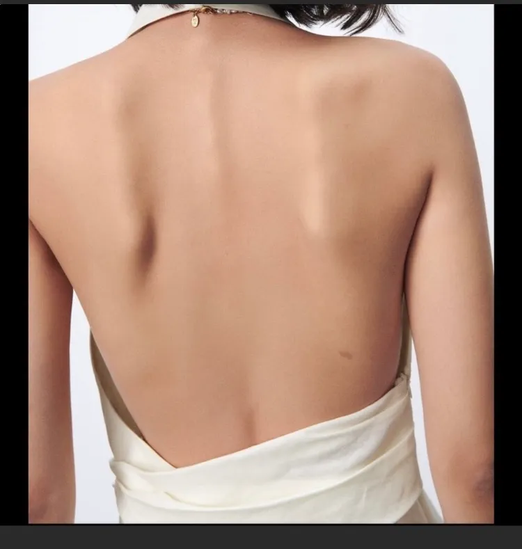 Linen Blend Halter Top - Image 4