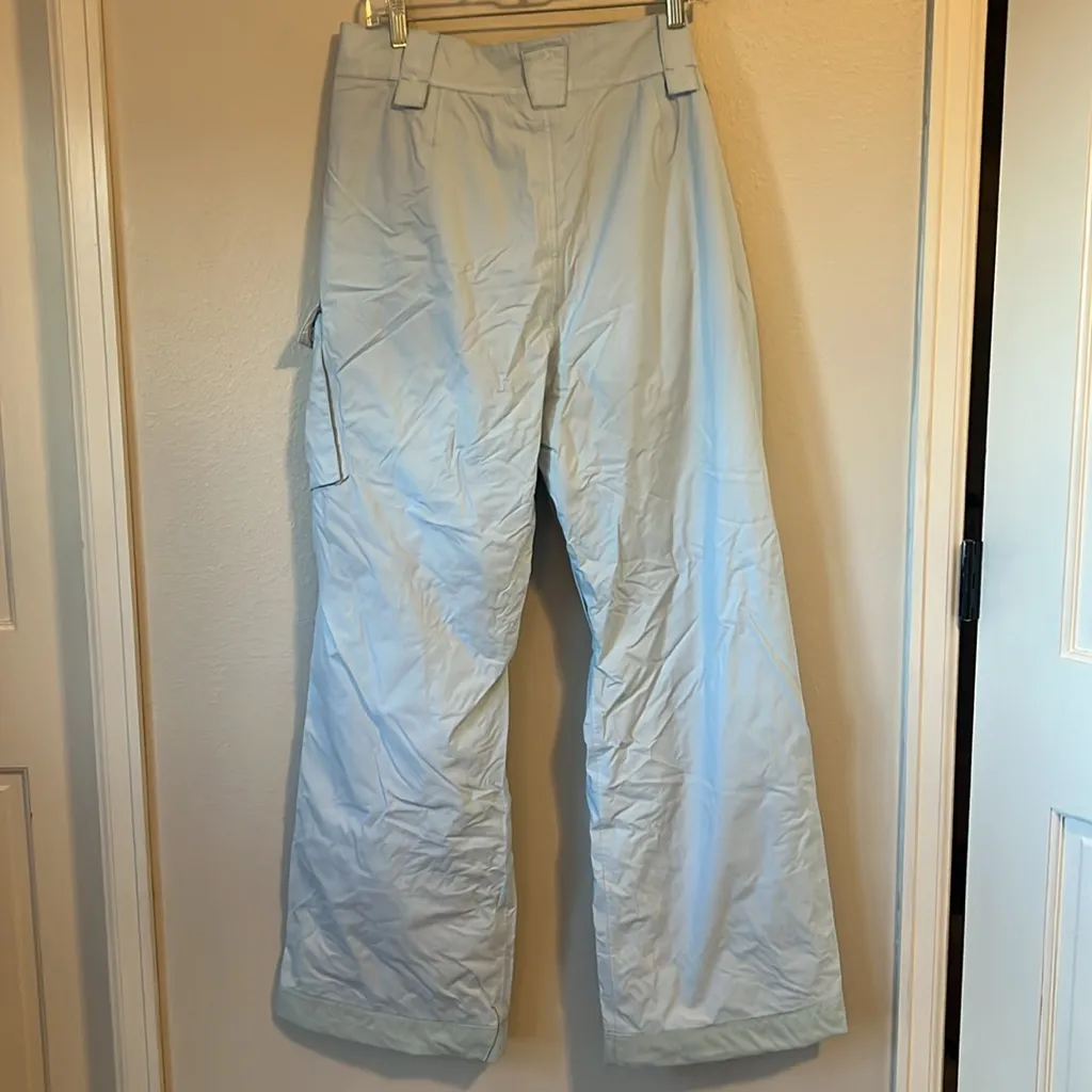 Helly Hansen Light Powder Blue Ski Snowboard Pants XL - Image 9
