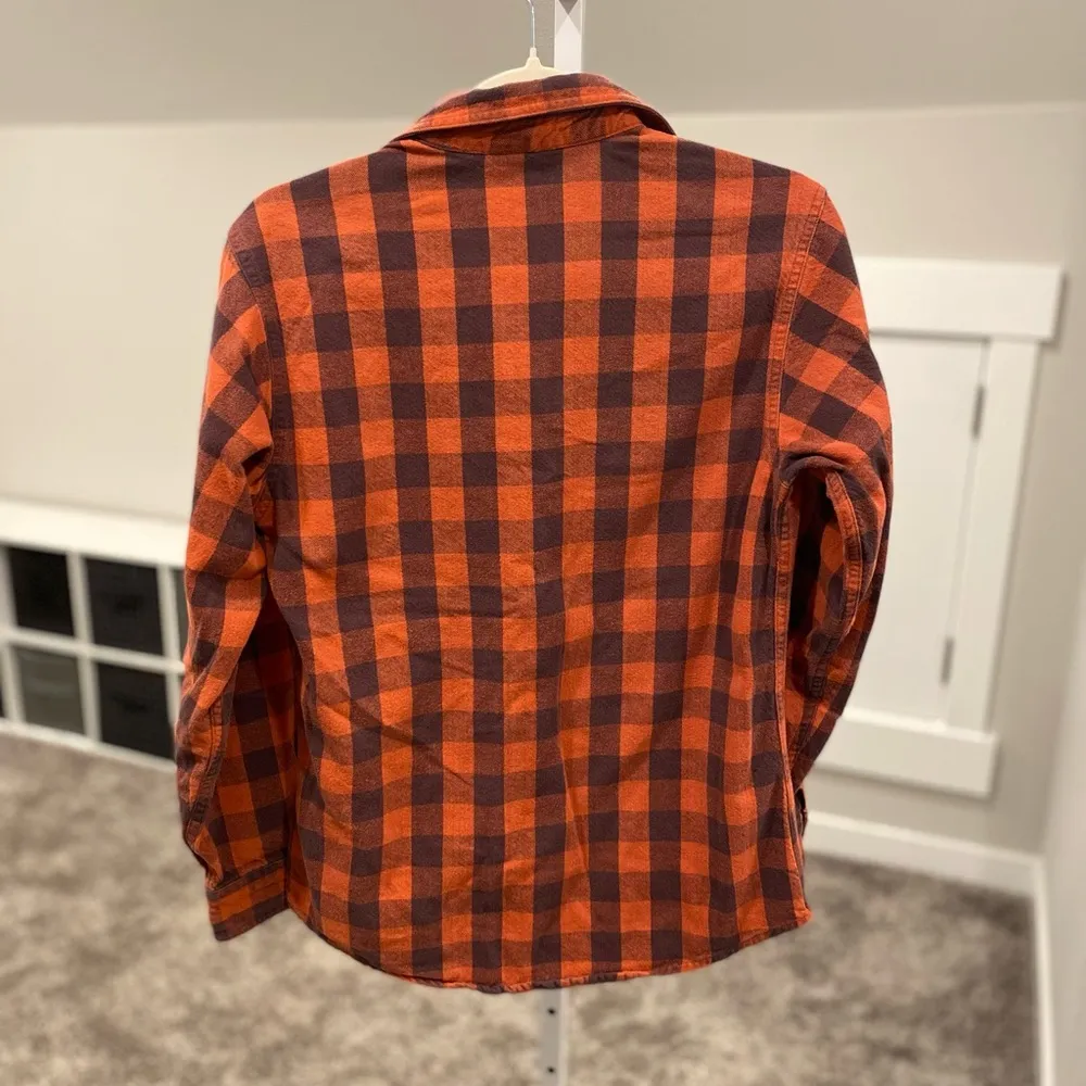 Harley Davidson Vintage Flannel Button Down Women’s Shirt - Image 8