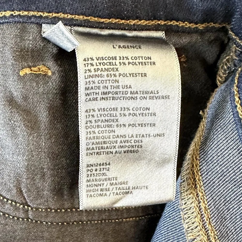 NWT L'AGENCE Marguerite High Rise Skinny Jean in Tacoma - Size 27 - Image 4