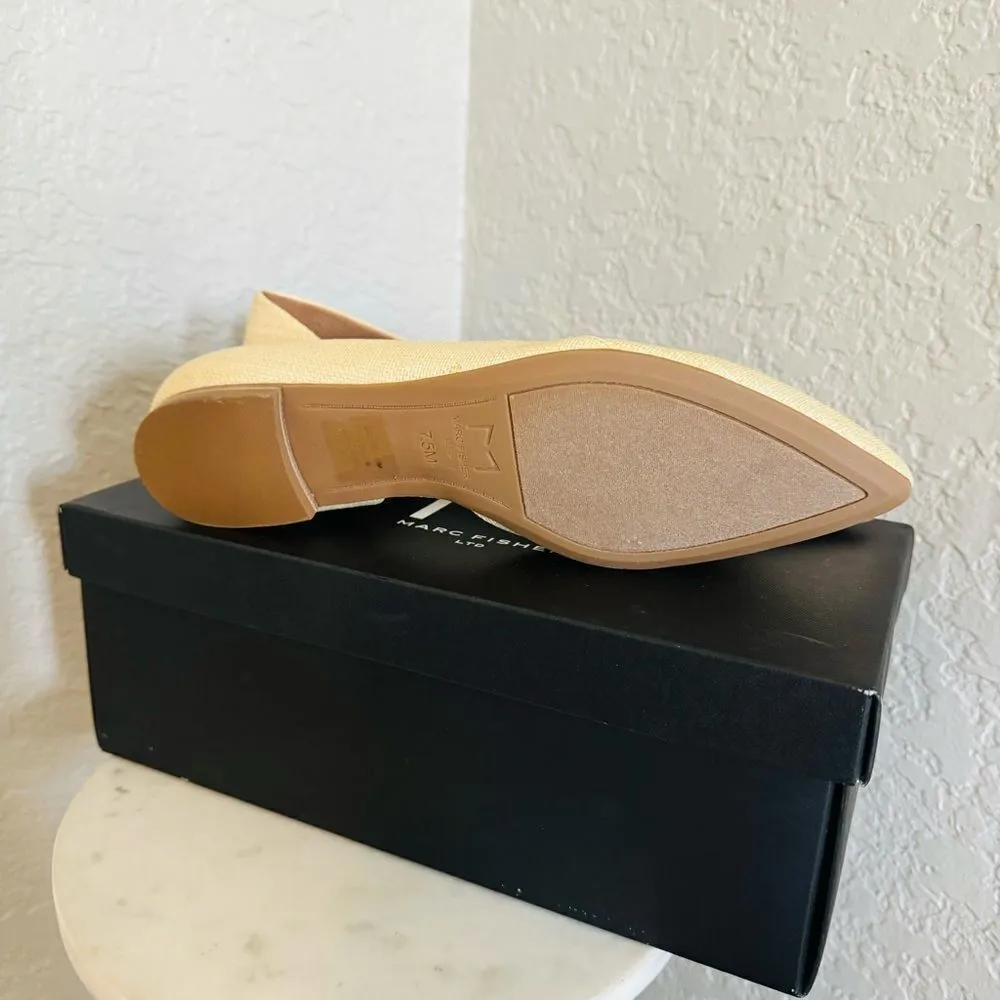 Marc Fisher LTD Women's Sunny Ballet Flat, Slip‎ On, Chic Light Natural, 8 NWT - Image 8
