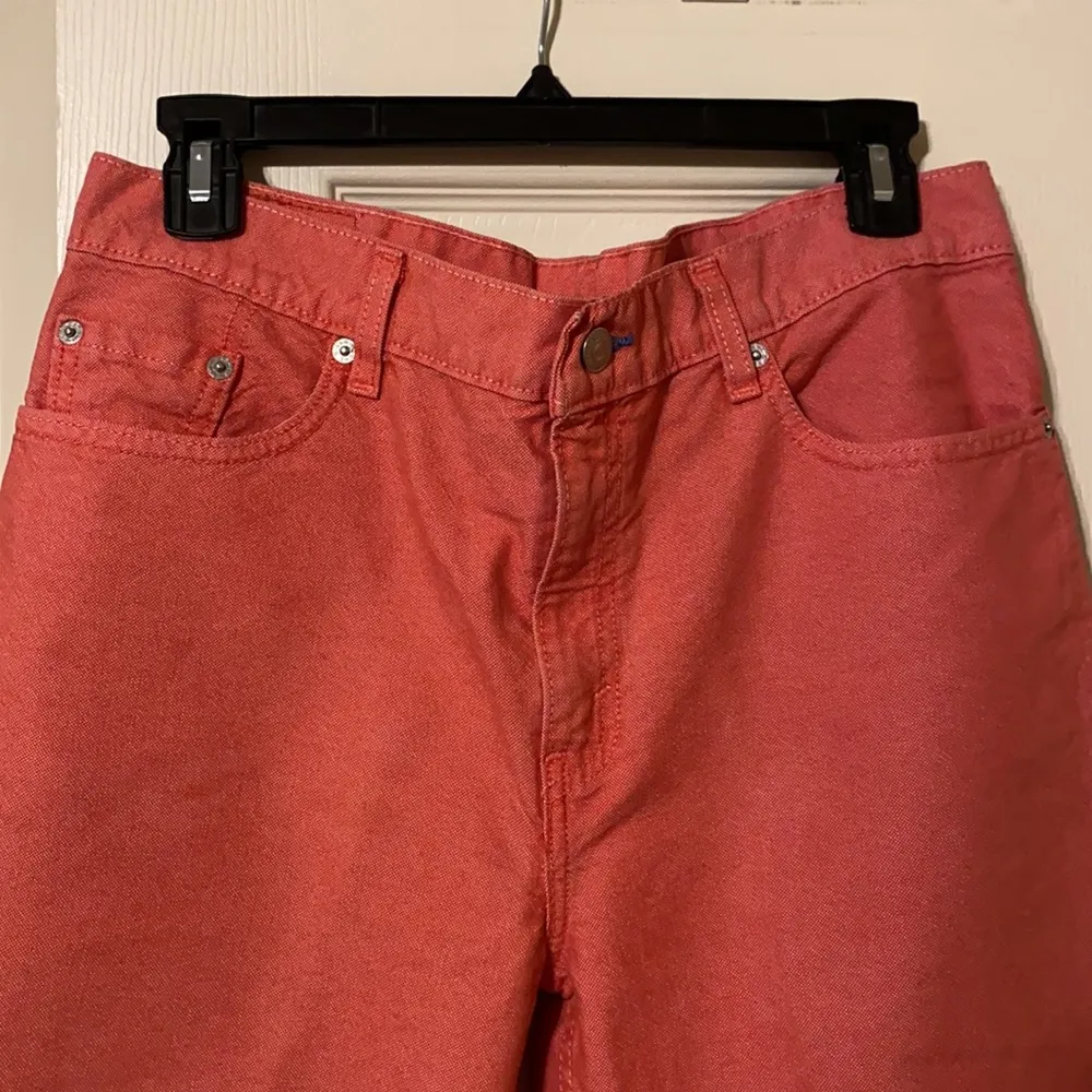 Vintage Levi’s 577 red denim Nouveau cropped jeans, size 12 - Image 12