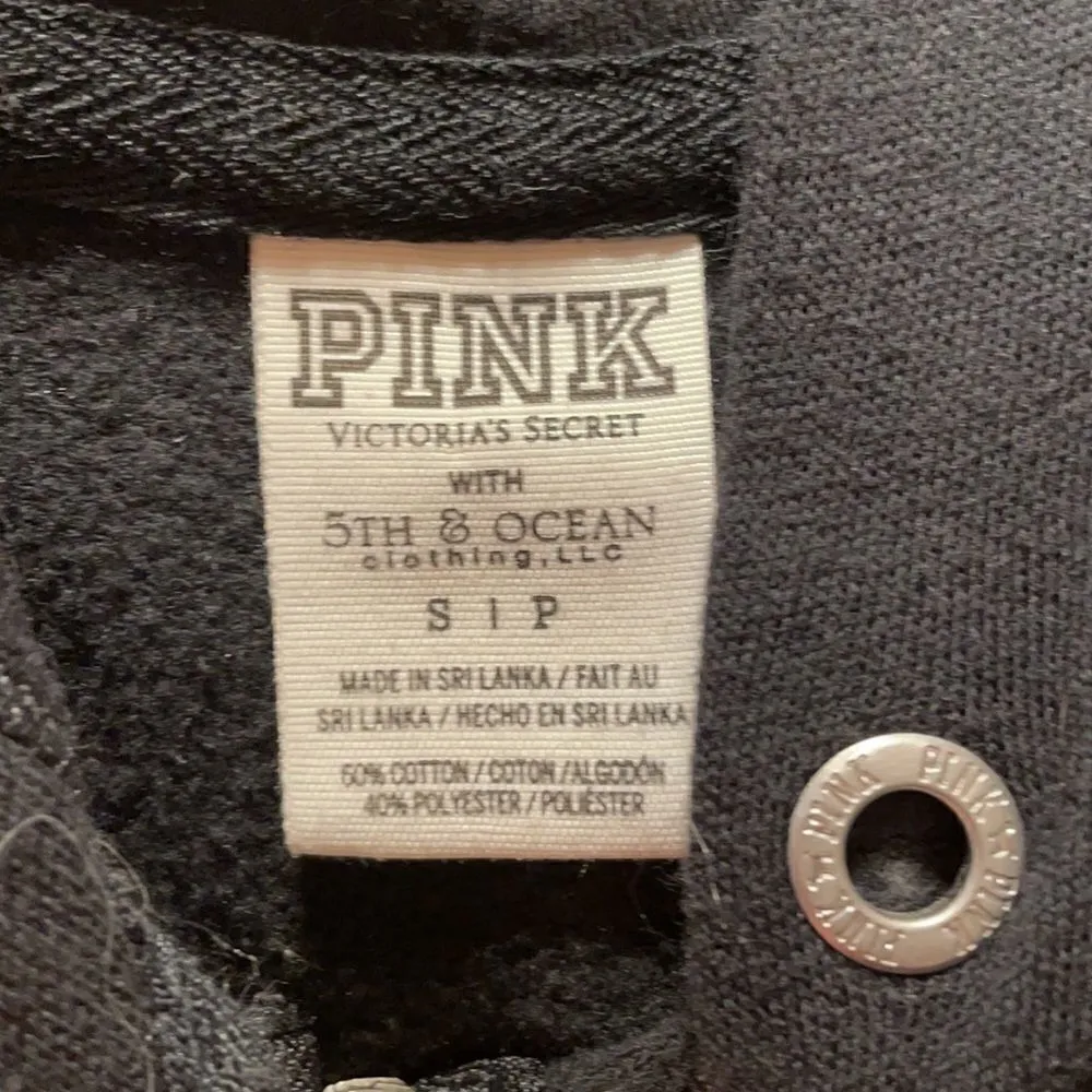 ✨Victoria’s Secret Pink black K-State hoodie - Image 3