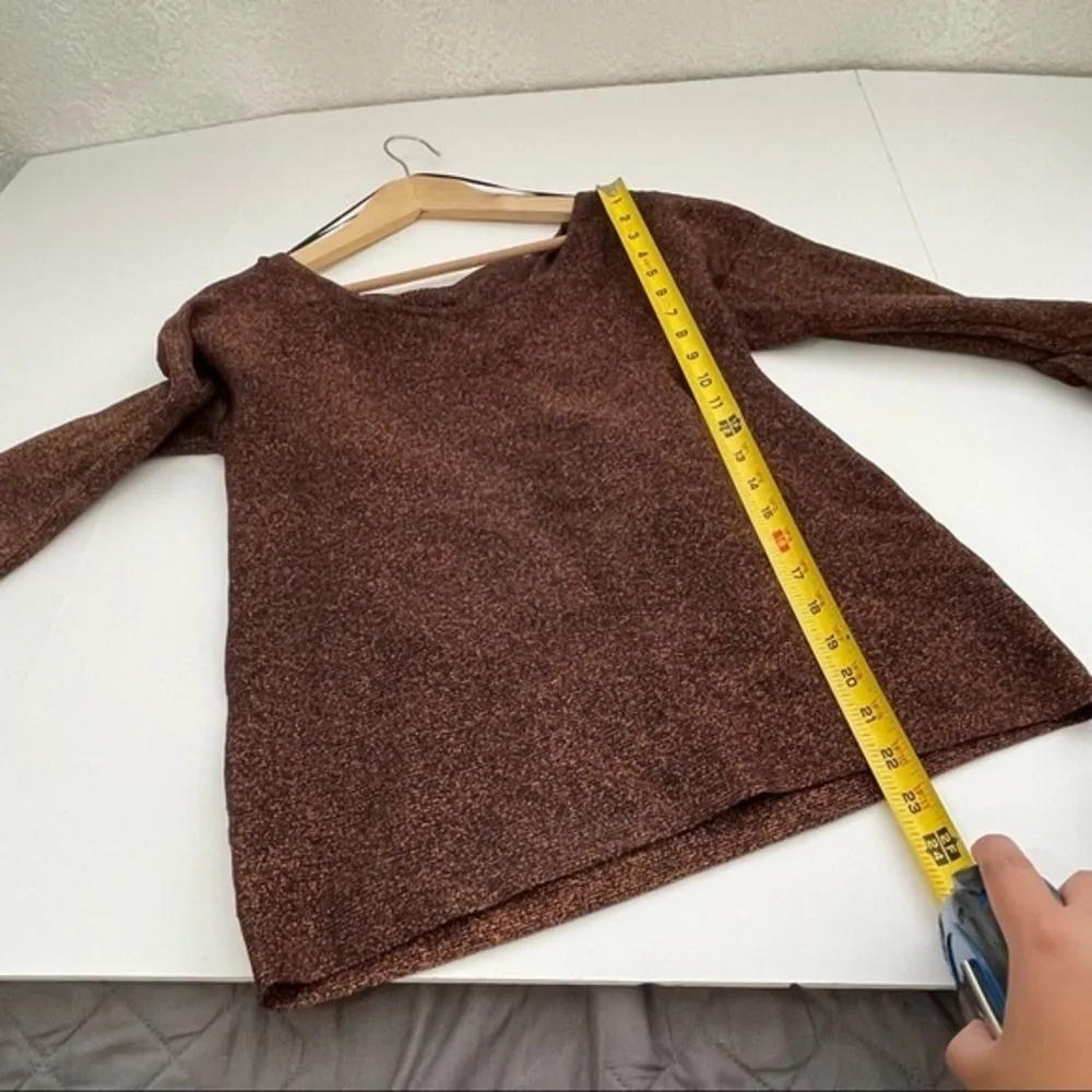 Bar III Womens Twisted Open-Back Knit Sweater Large - Image 6