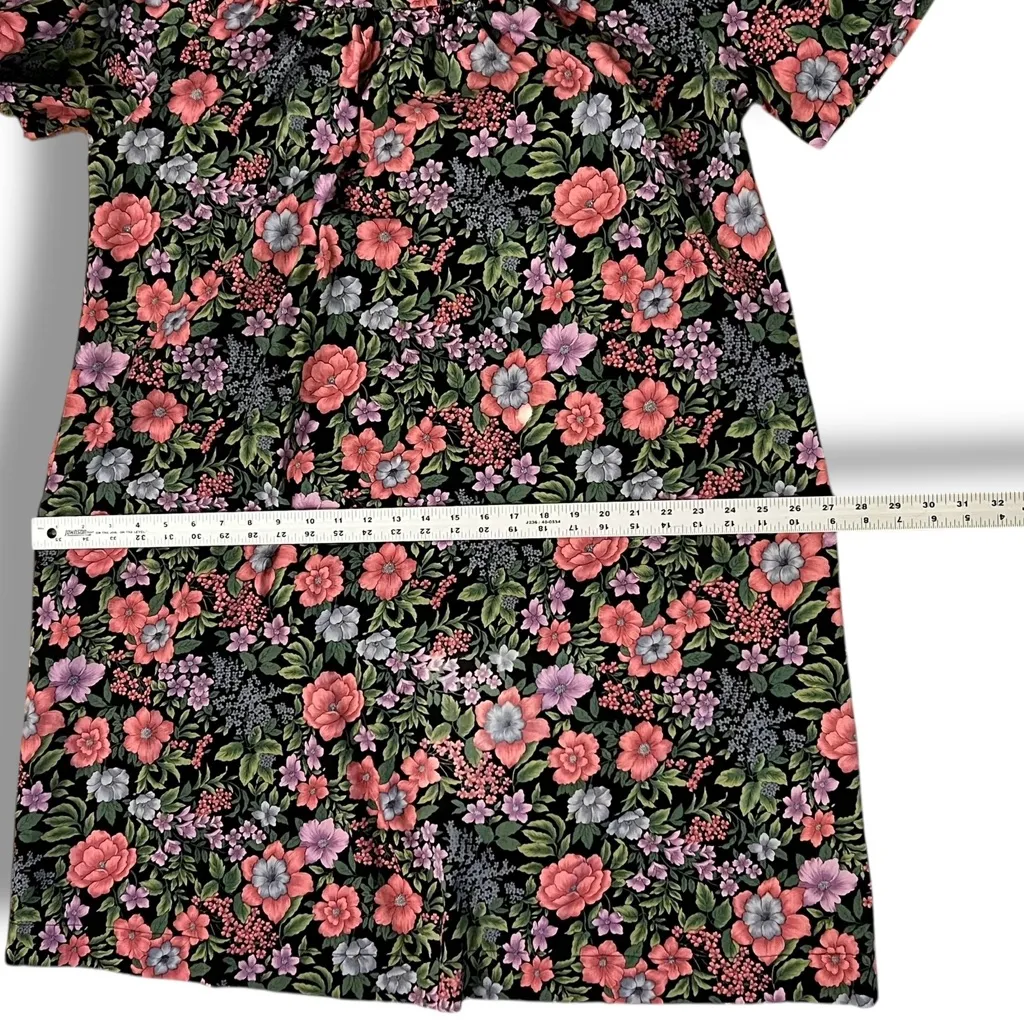 Vintage Handmade Women’s L/XL Mimi Housedress Kaftan Lightweight Floral - Image 7