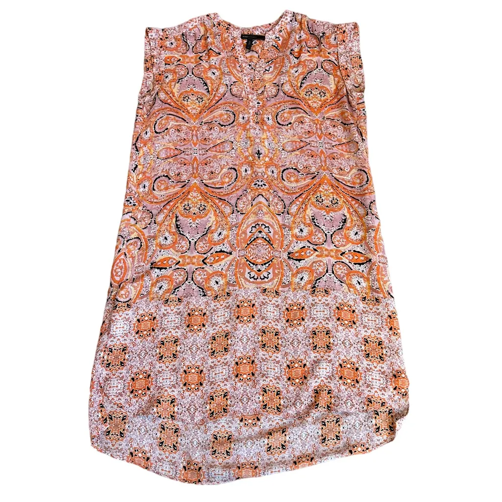 3/$15 BCBGMAXAZRIA Kayli shirt dress in ambrosia combo - Image 2