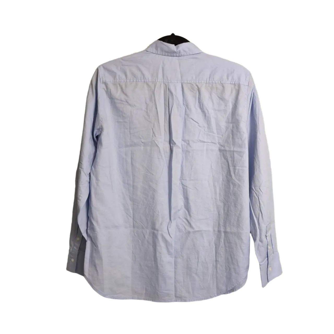 NWT EVERLANE Light Blue Collared Button Front Relaxed Button Down Shirt Cotton 4 - Image 4
