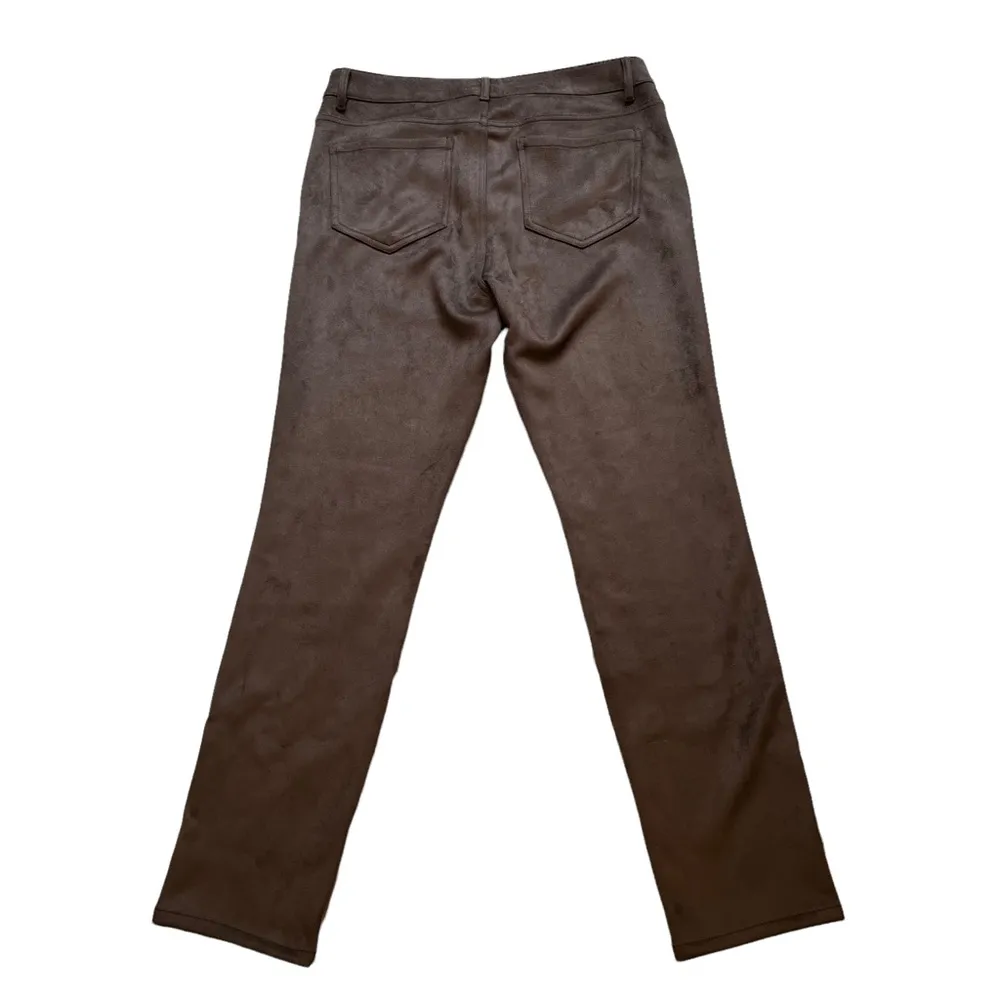 NWT, J. Jill Taylor Luxe Faux Suede Pants in Mocha - Image 3